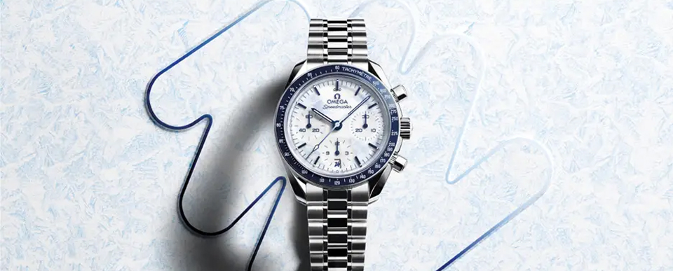 欧米茄推出超霸系列 “Milano Cortina 2026” 腕表 庆祝冬奥会倒计时 100 天